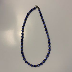 Blue Beaded Necklace